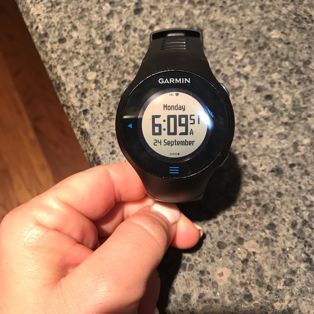 Garmin Forerunner 610 and charger